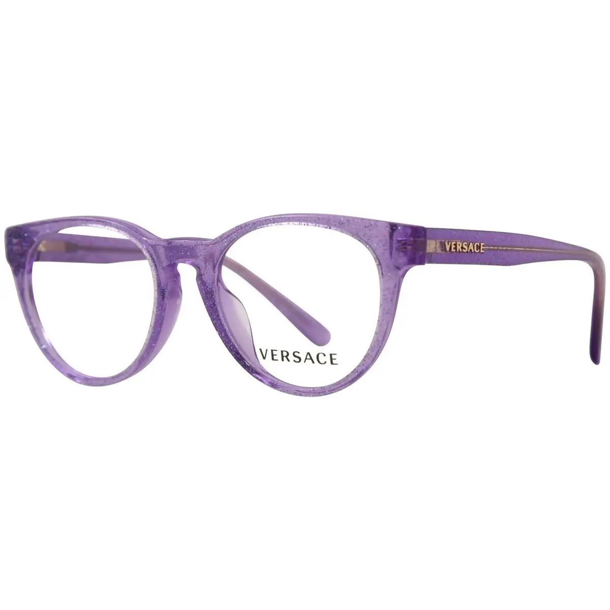 Versace Phantos Unisex Eyeglasses `0VK3321U `5373 46mm `lilac Glitter
