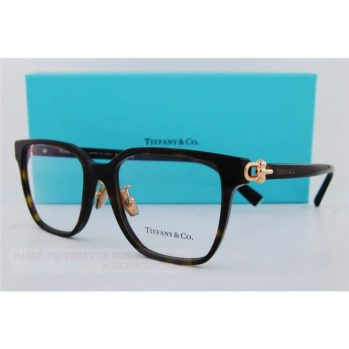 Tiffany Co. Eyeglass Frames TF 2274D 8015 Tortoise For Women 53mm