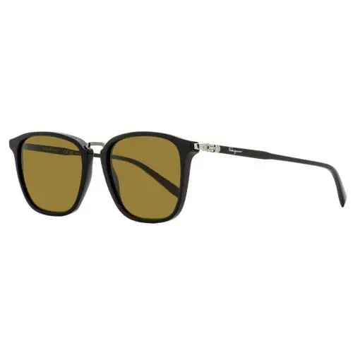Ferragamo Metal Bridge Sunglasses SF910S 001 Black/ruthenium 54mm