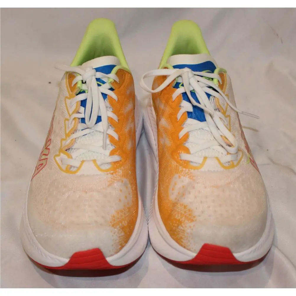 Hoka shoes - WHITE ORANGE 2