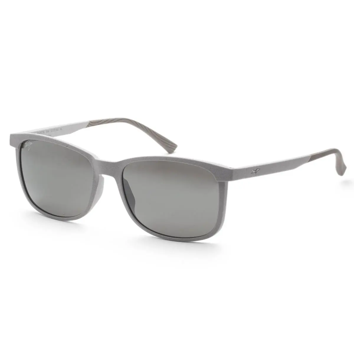 Maui Jim Men`s Hulili 57mm Matte Grey Polarized Sunglasses 672-14