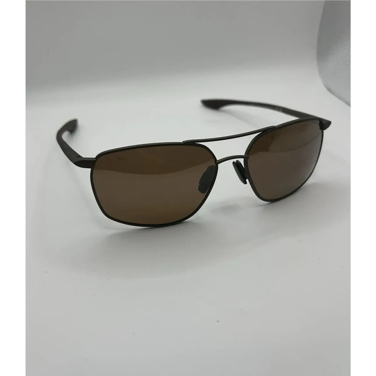 Maui Jim Men`s Puu Kukui Polarized Rectangular Sunglasses Bronze H857-01