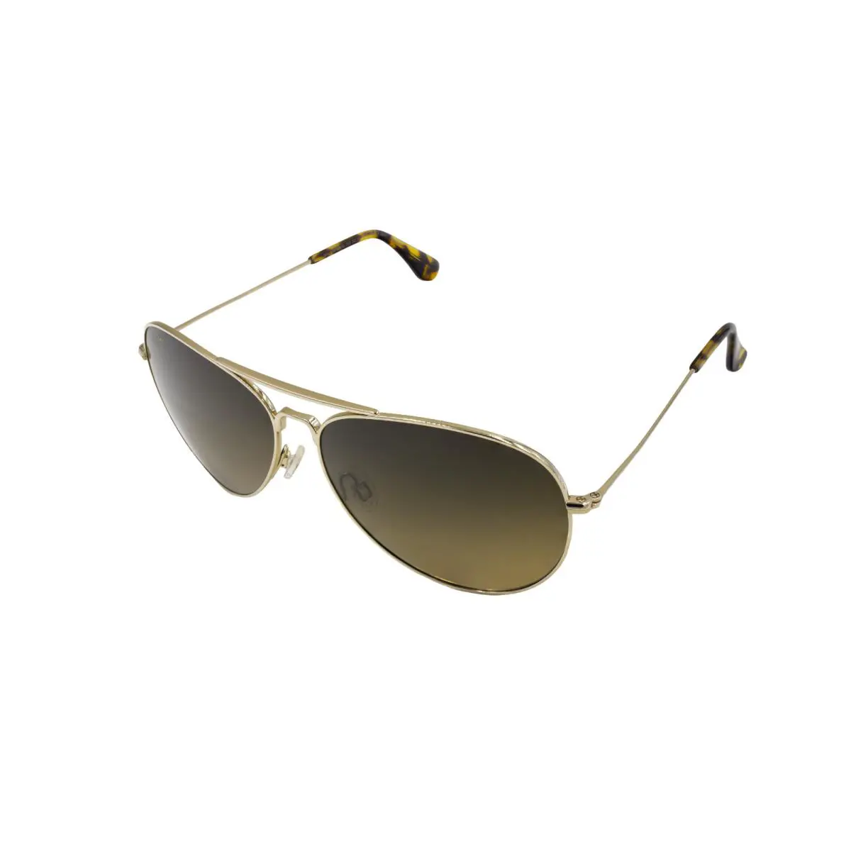 Maui Jim Mavericks Unisex Polarized Sunglasses Matte Gold MJ0264S-002 - Frame: Gold, Lens: HCL® Bronze