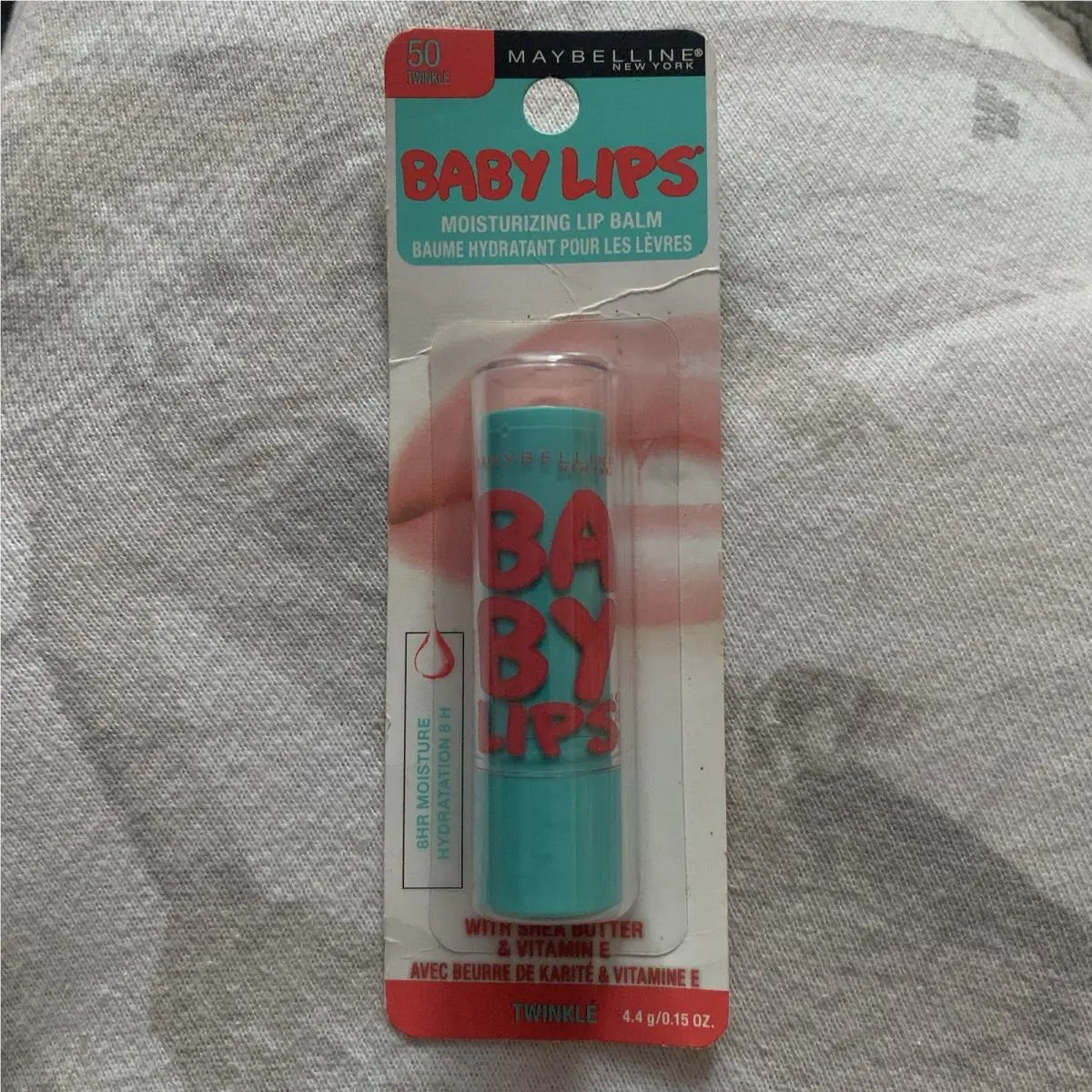 Maybelline Baby Lips Moisturizing Lip Balm 50 Twinkle New