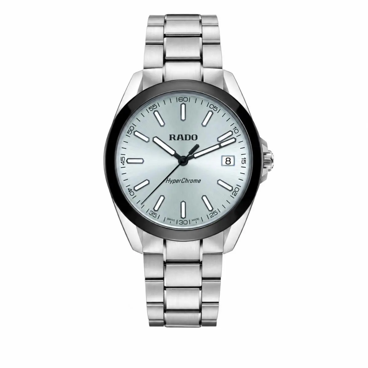 Hyperchrome R32280213 Ice Blue Lacquered Sunray Dial by Rado