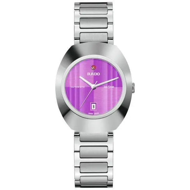 Rado Diastar 30mm Automatic Purple Dial Watch R12170333