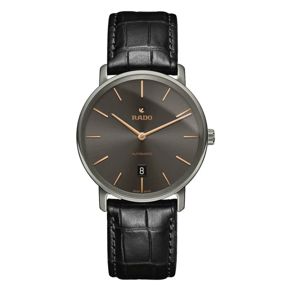 Rado R14067156 Men`s Diamaster Titanium Automatic Gray Dial 41 mm Watch