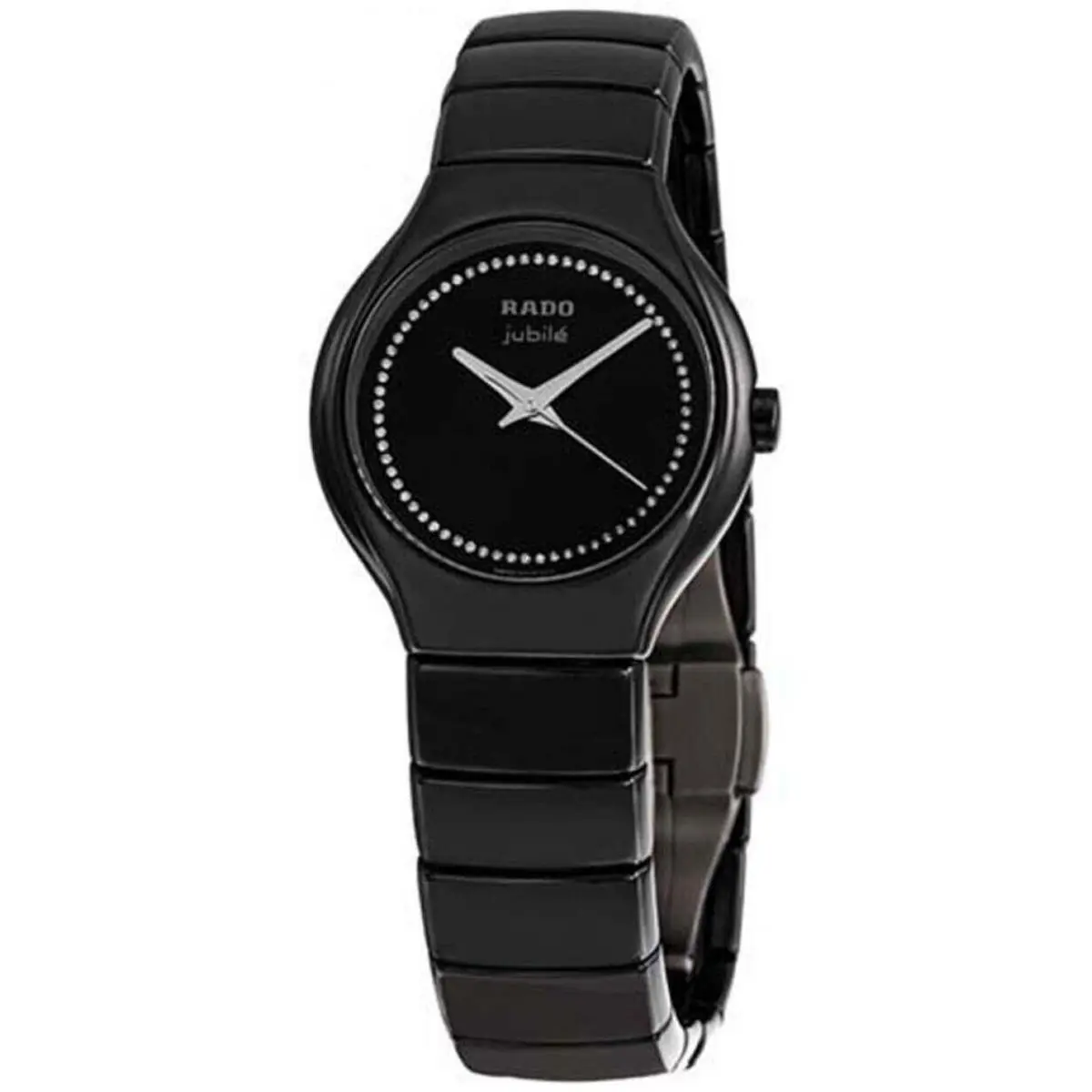 Women`s R27655732 `true ` Diamond Black Ceramic Watch by Rado