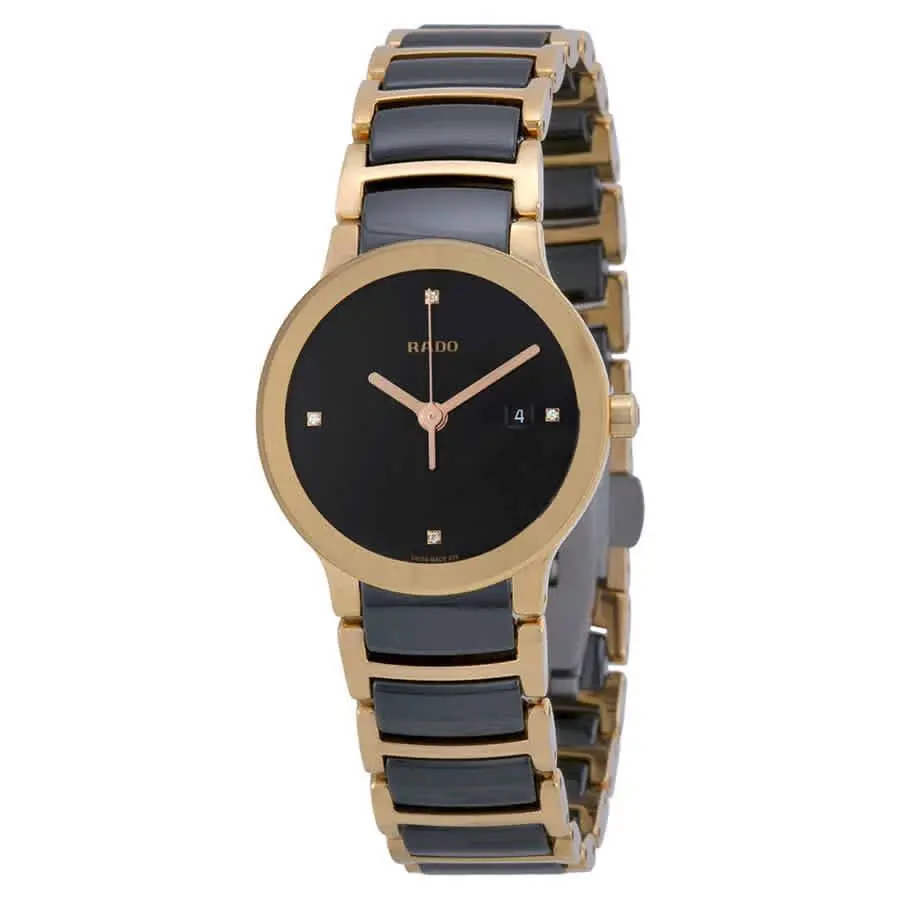 Centrix Jubile Ceramic Rose Gold-tone Ladies Watch R30555712 by Rado