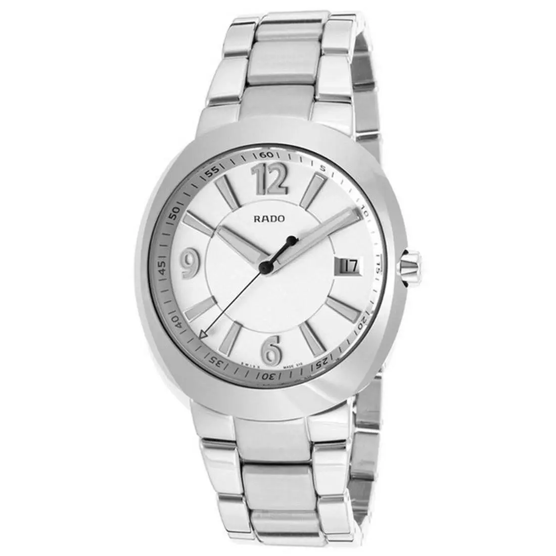 D-star Men`s Silver Dial Quartz Watch R15943103 - No Tag by Rado