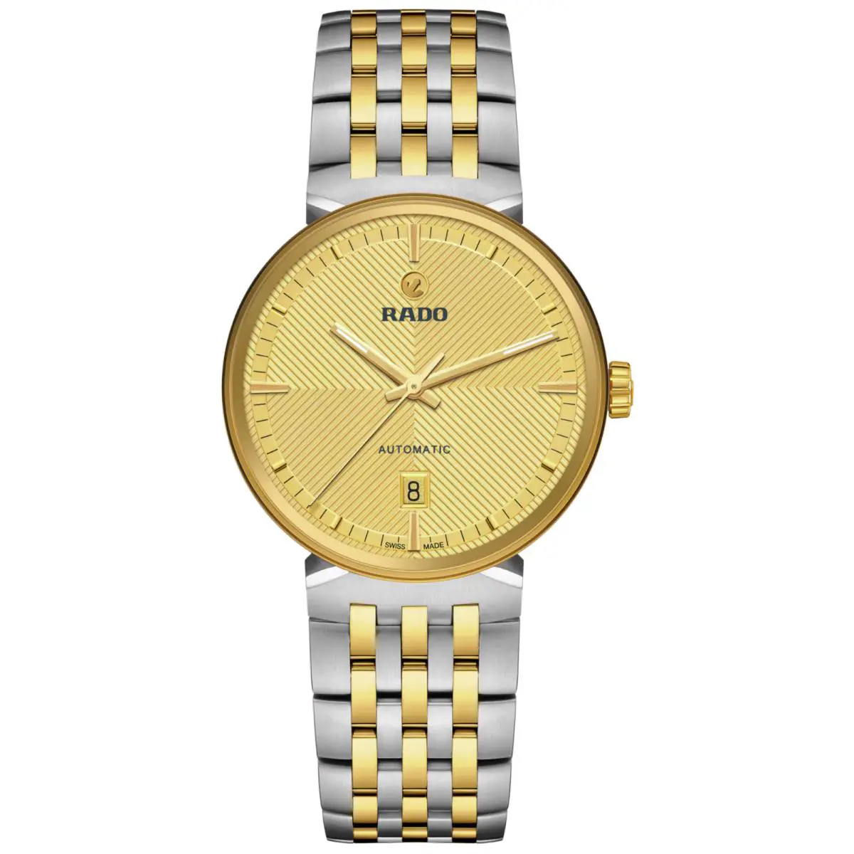 Rado Florence Automatic 39 mm Gold Dial Two Toned Strap Watch R48903253