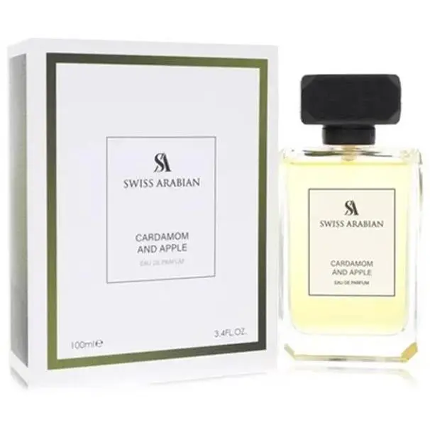 Swiss Arabian Cardamon and Apple Eau De Parfum Spray 3.4oz 100ml For Men Scent