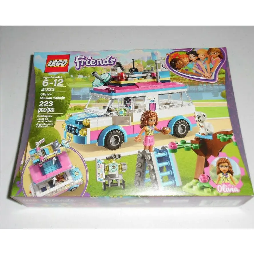 Lego Friends Olivia`s Mission Vehicle 41333 223 Piece Building Set Toy