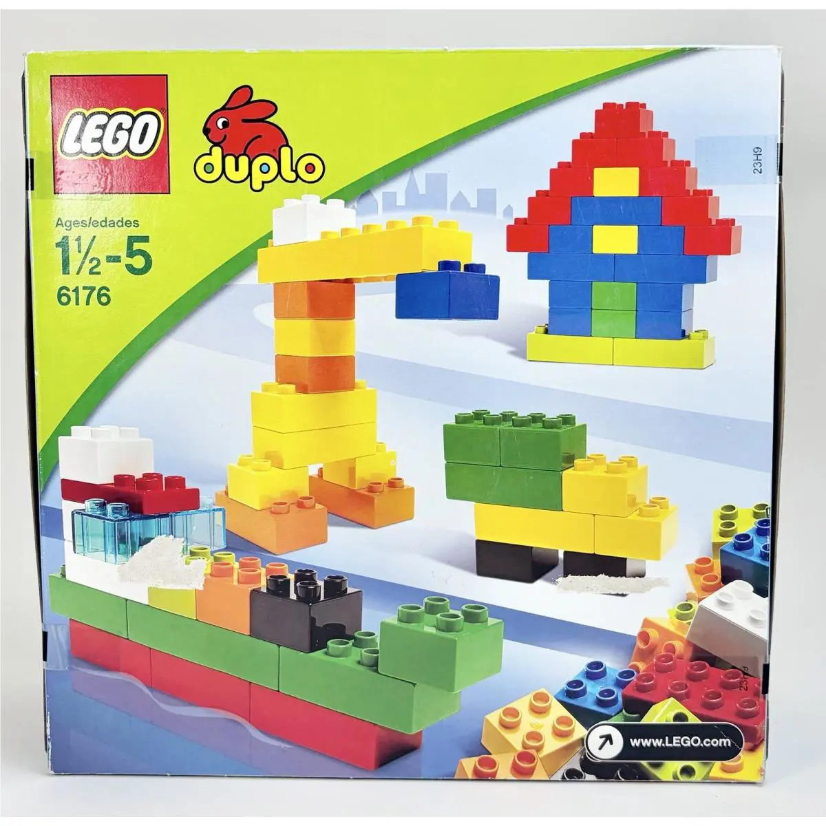 Lego Duplo Basic Bricks 6176 80 Pieces Kids Building Blocks Box Wear