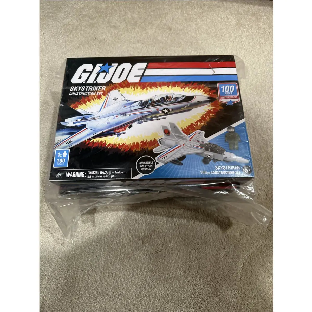 Gijoe Forever Clever Lego Hiss Skystriker and Ninja 4x4 Set Misb