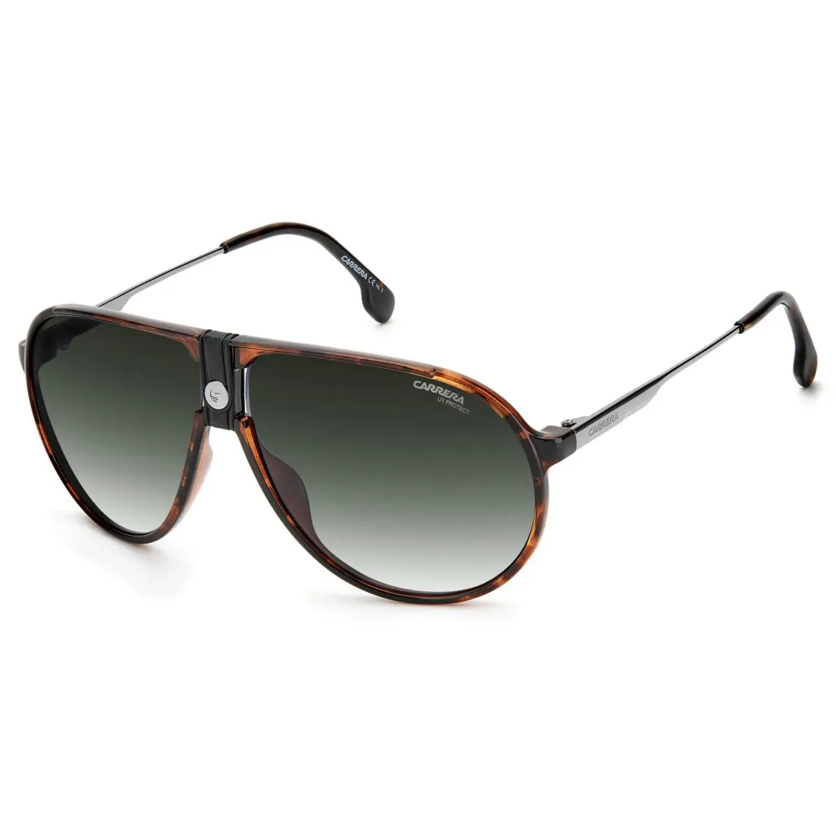 Carrera Unisex Dark Havana Green Shaded Sunglasses 1034/S 0086