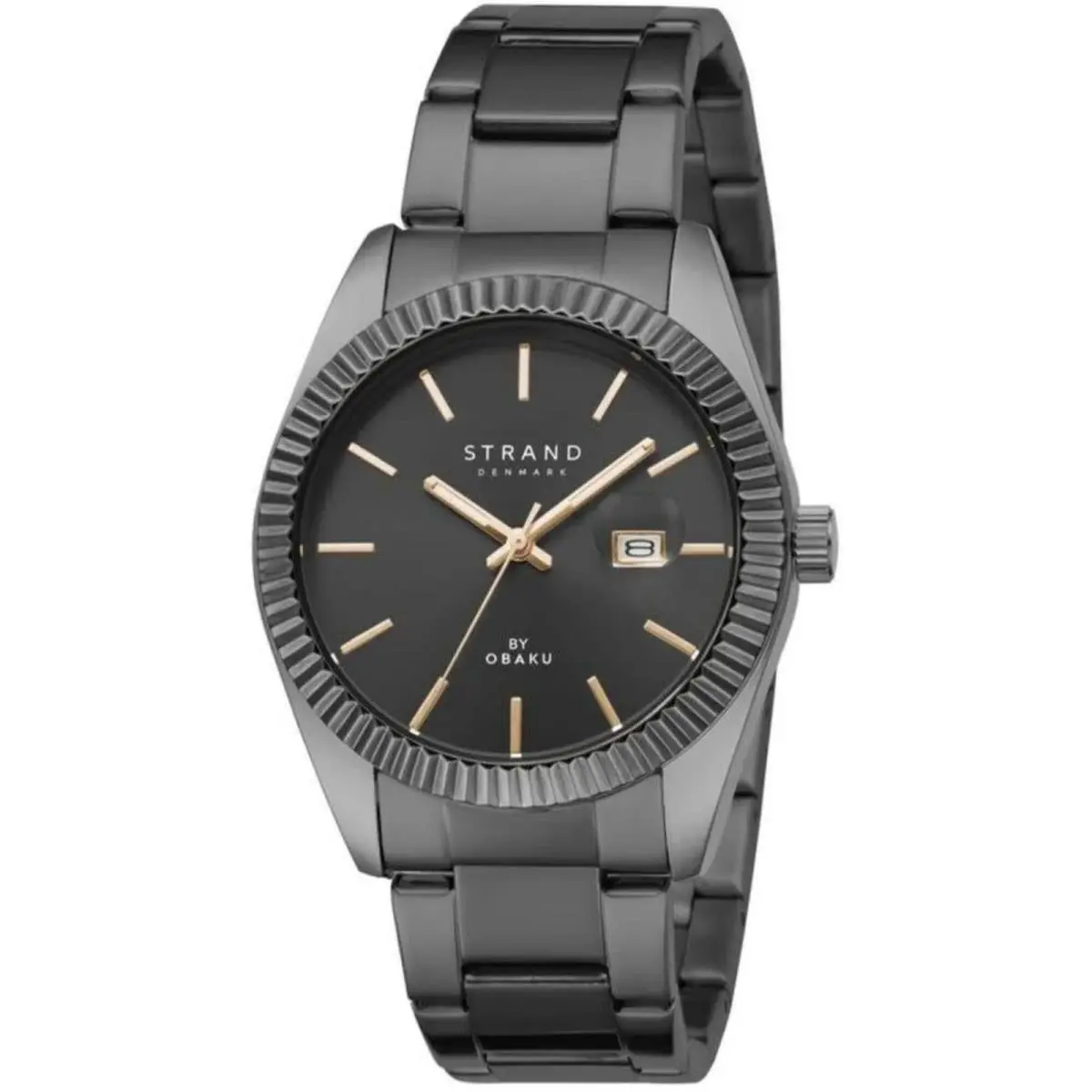 Women`s Analog Watch Wellington Black Dial Mesh Bracelet S721LDBBSB-DS by Obaku