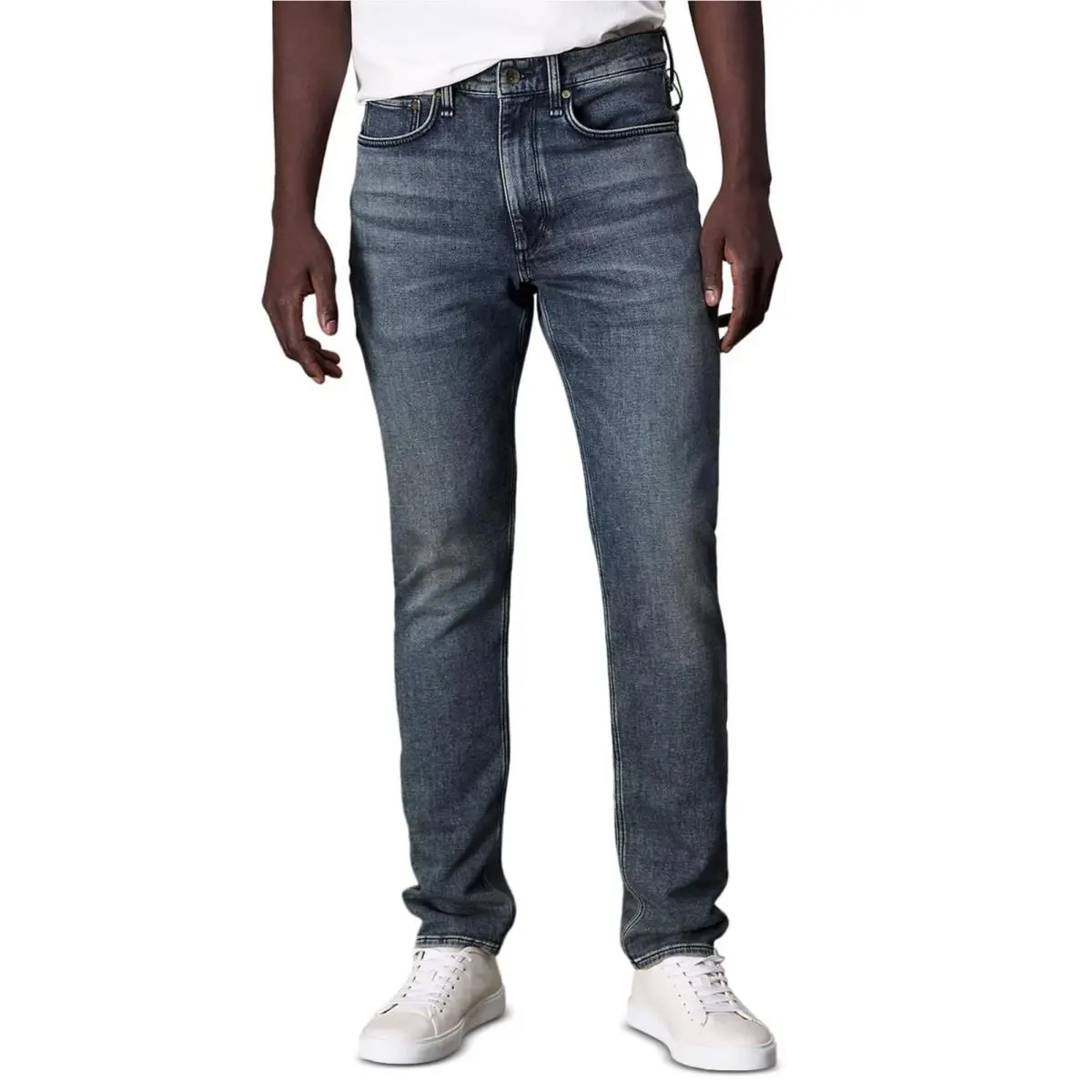 Rag Bone Stride Slim Fit Jeans in Bradbury Blue - Size: 32x32