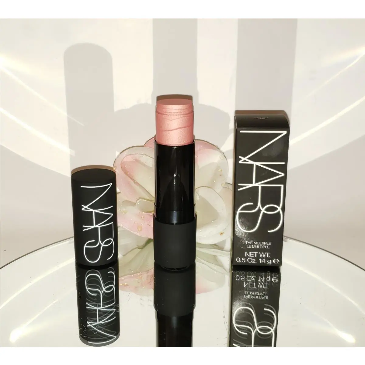 Nars The Multiple Cream Stick For Cheeks Eyes and Lips Orgasm 0.5oz Full Size