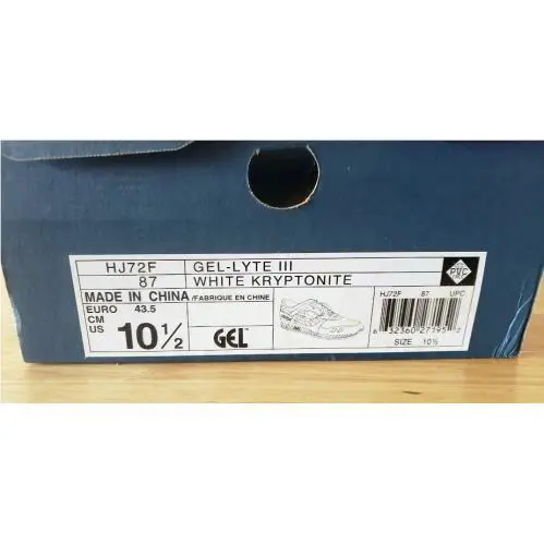 Asics shoes - ASICS Gel Lyte 3 - Gel Lyte - HJ72F - White (UPC: 632360271952) 0