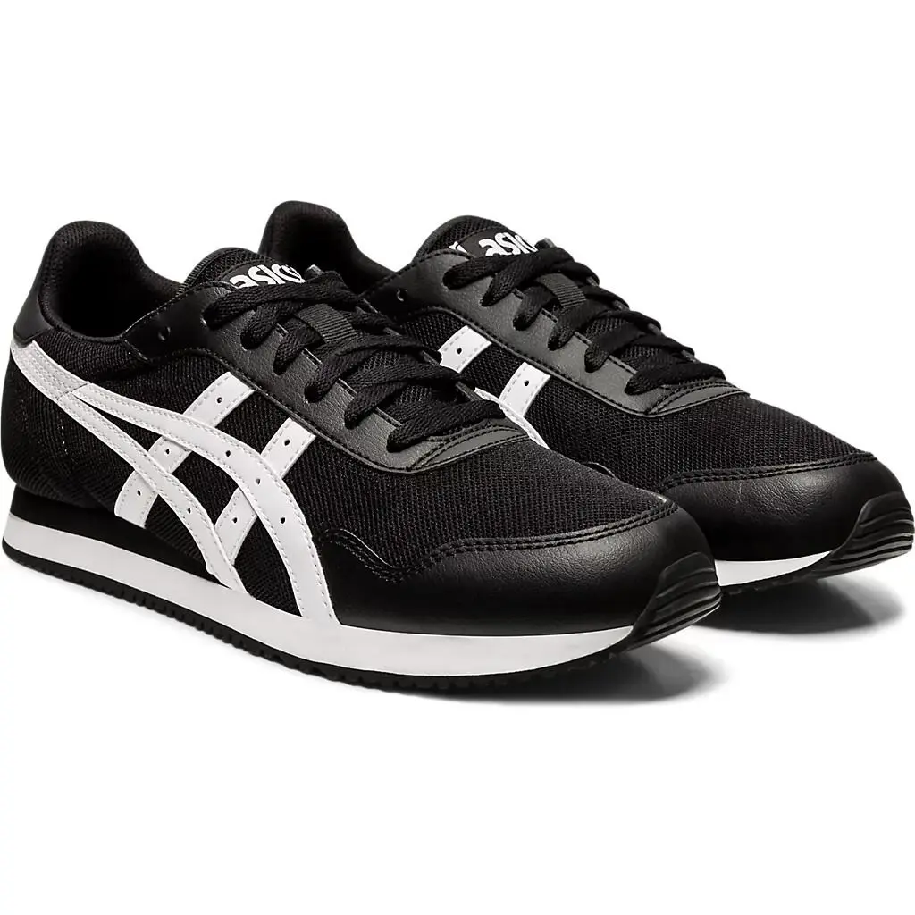 Asics Z5679 Men`s Black Tiger Runner Sneaker Shoe Size 8.5 M - Black