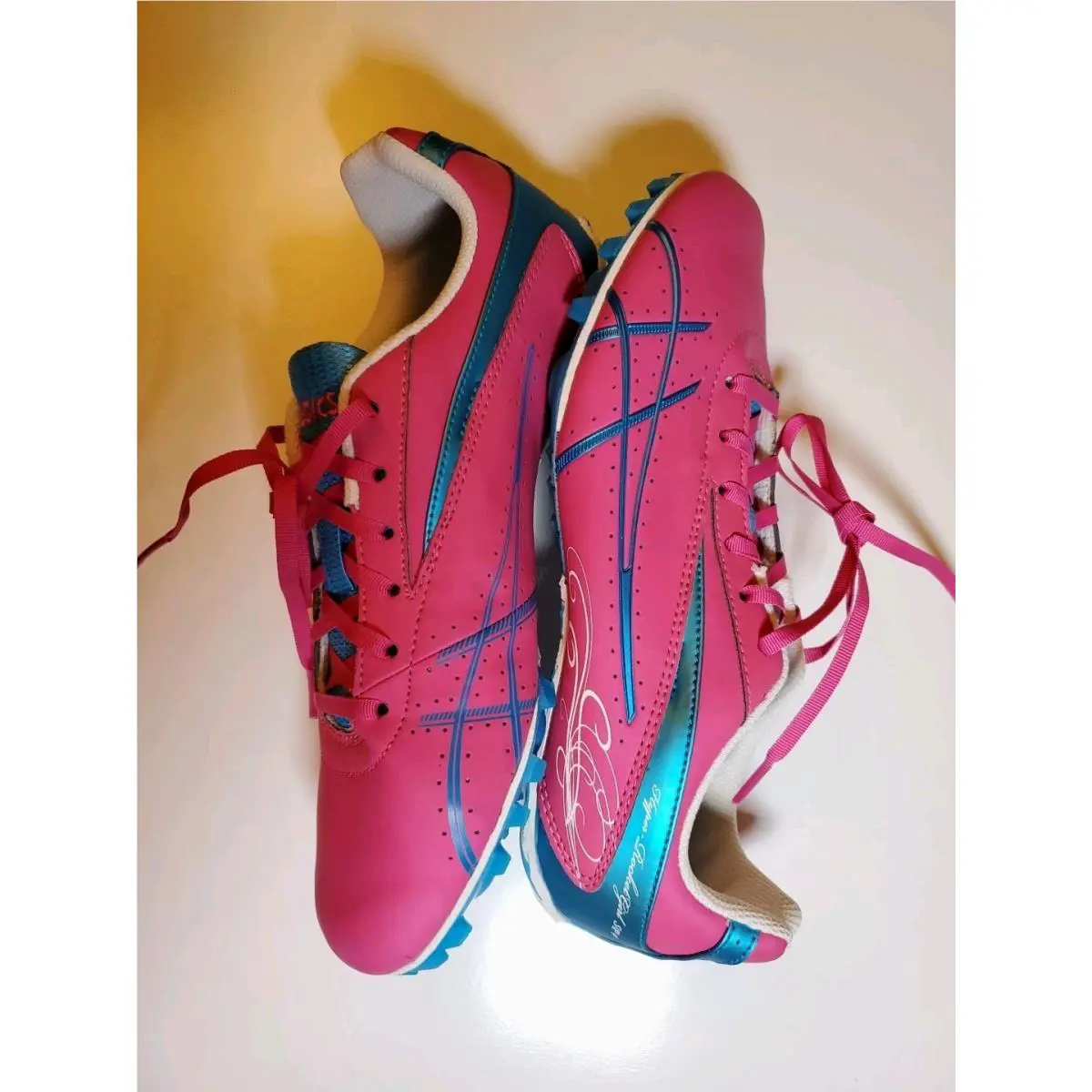 Asics shoes - ASICS Hyper RocketGirl SP 4 - G153Y - Multicolor Hot Pink Electric Blue White 4