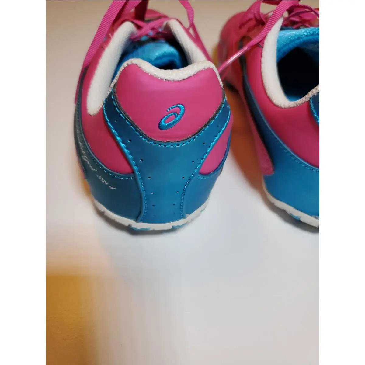 Asics shoes - ASICS Hyper RocketGirl SP 4 - G153Y - Multicolor Hot Pink Electric Blue White 8