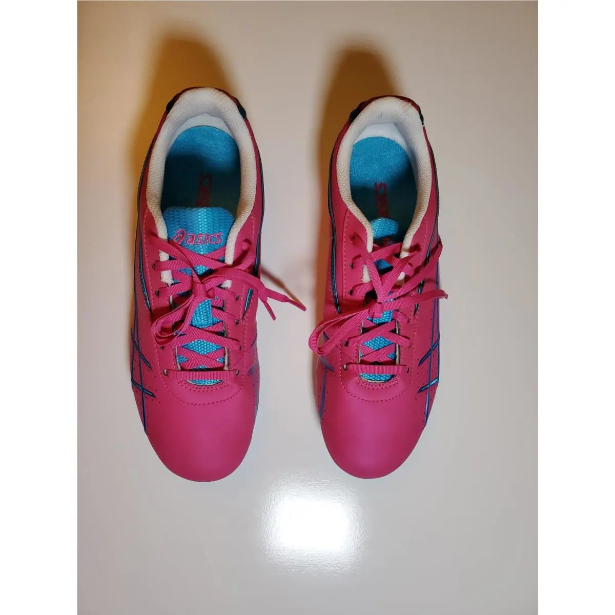 Asics shoes - ASICS Hyper RocketGirl SP 4 - G153Y - Multicolor Hot Pink Electric Blue White 1