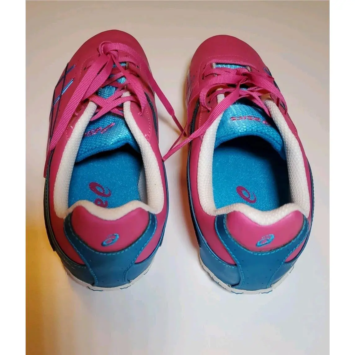 Asics shoes - ASICS Hyper RocketGirl SP 4 - G153Y - Multicolor Hot Pink Electric Blue White 7