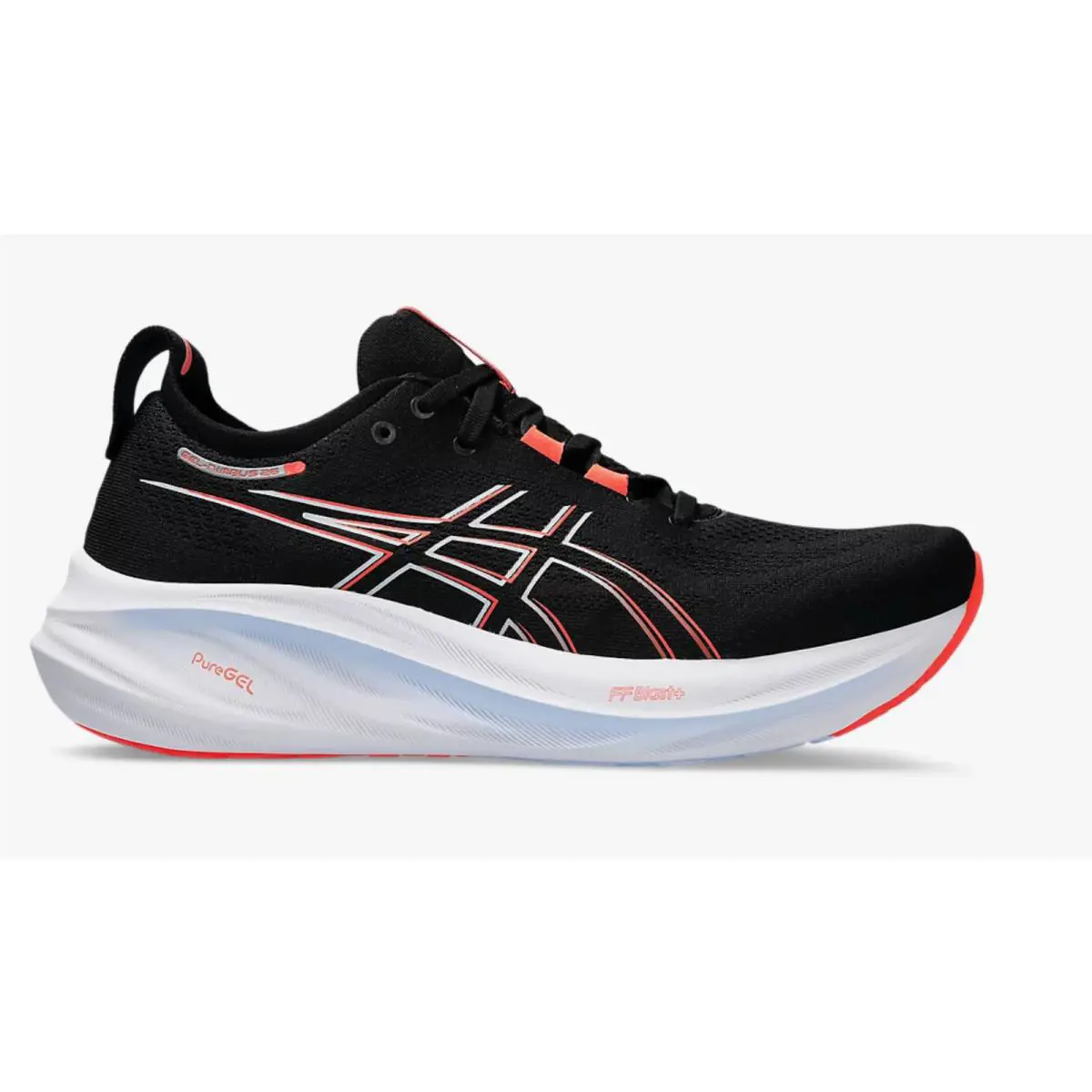 Asics Men`s Gel-nimbus 26 Running Shoe 12.5 US Black/true Red IS