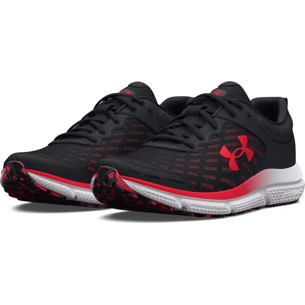Under Armour shoes - Under Armour Charged Assert 10 - 3026175-006 - Black/Black/Red 0