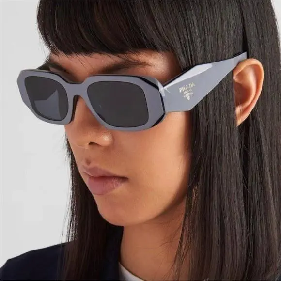 Prada Grey Sunglasses Collection PR17WS 11N09T Unisex Eyewear PR 17WS