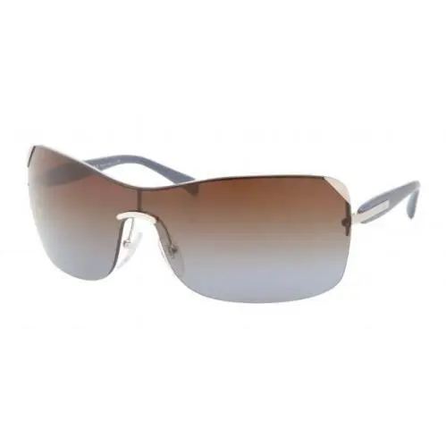 Prada Vintage Sunglasses PR59OS 1BC0A4 Silver / Brown Gradient Lens