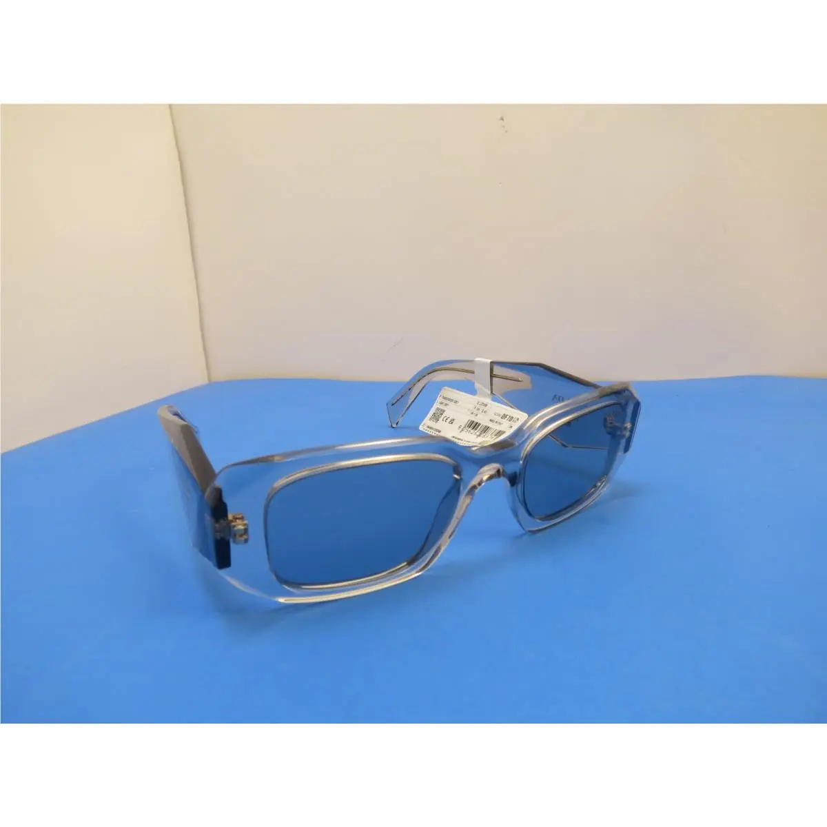 Prada Womens Sunglasses Spr 17W Transparent Grey 49/20 12R-30B