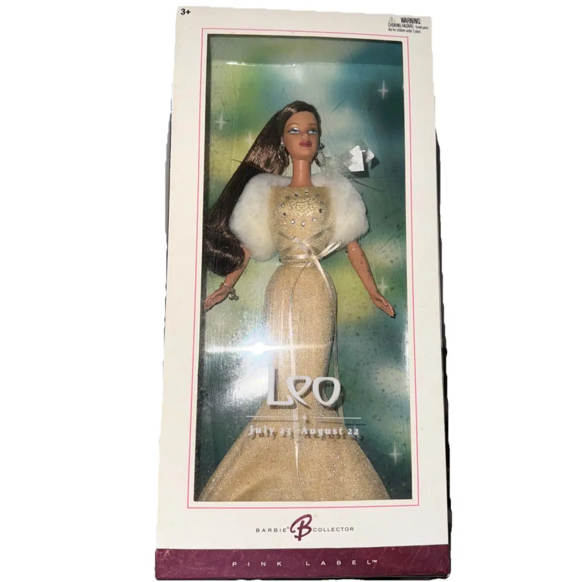 Barbie Zodiac Collection Leo Pink Label Doll 2004 Mattel 119 But Opened