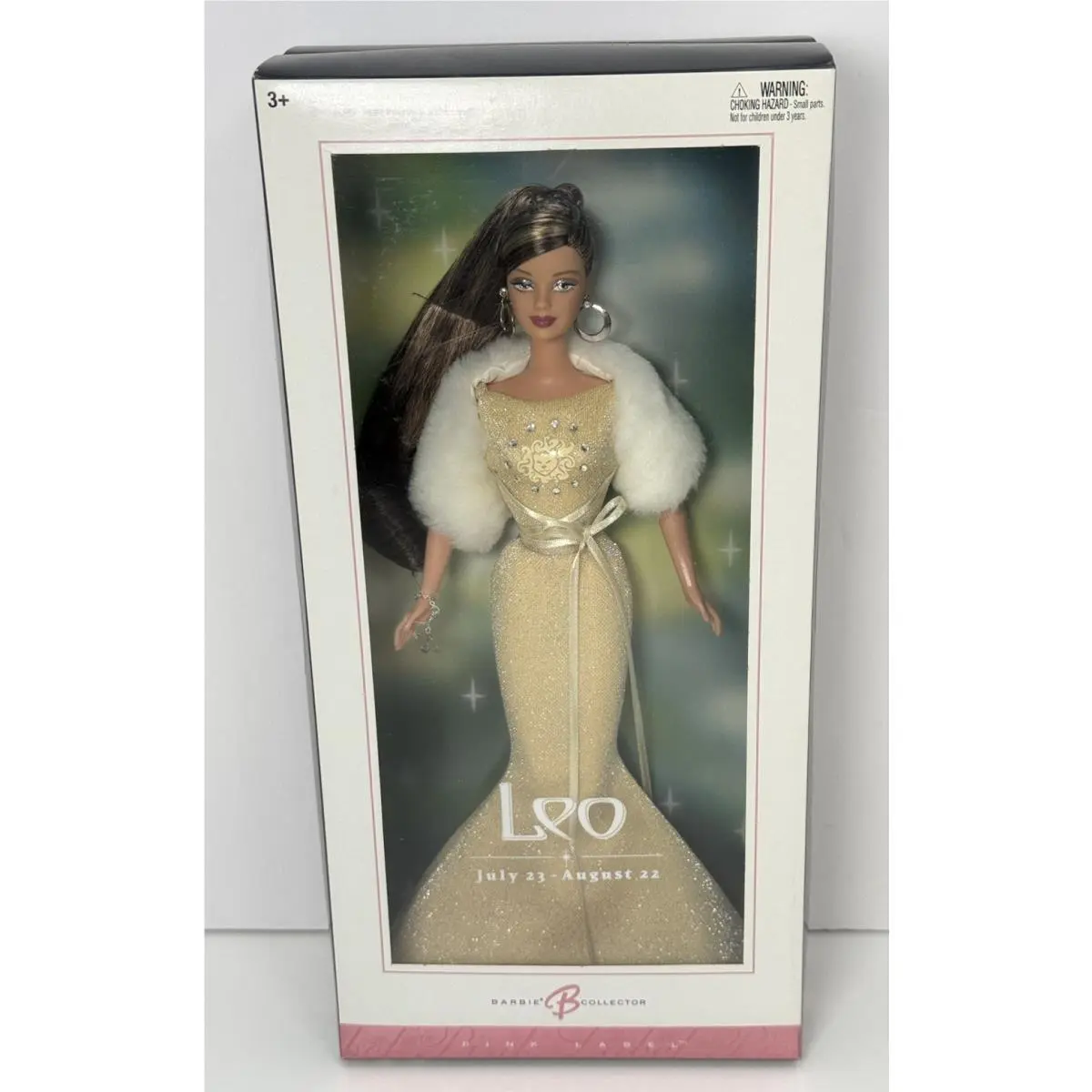 Barbie Zodiac Collection Leo 2004 Mattel Doll C6244 Pink Label Nrfb