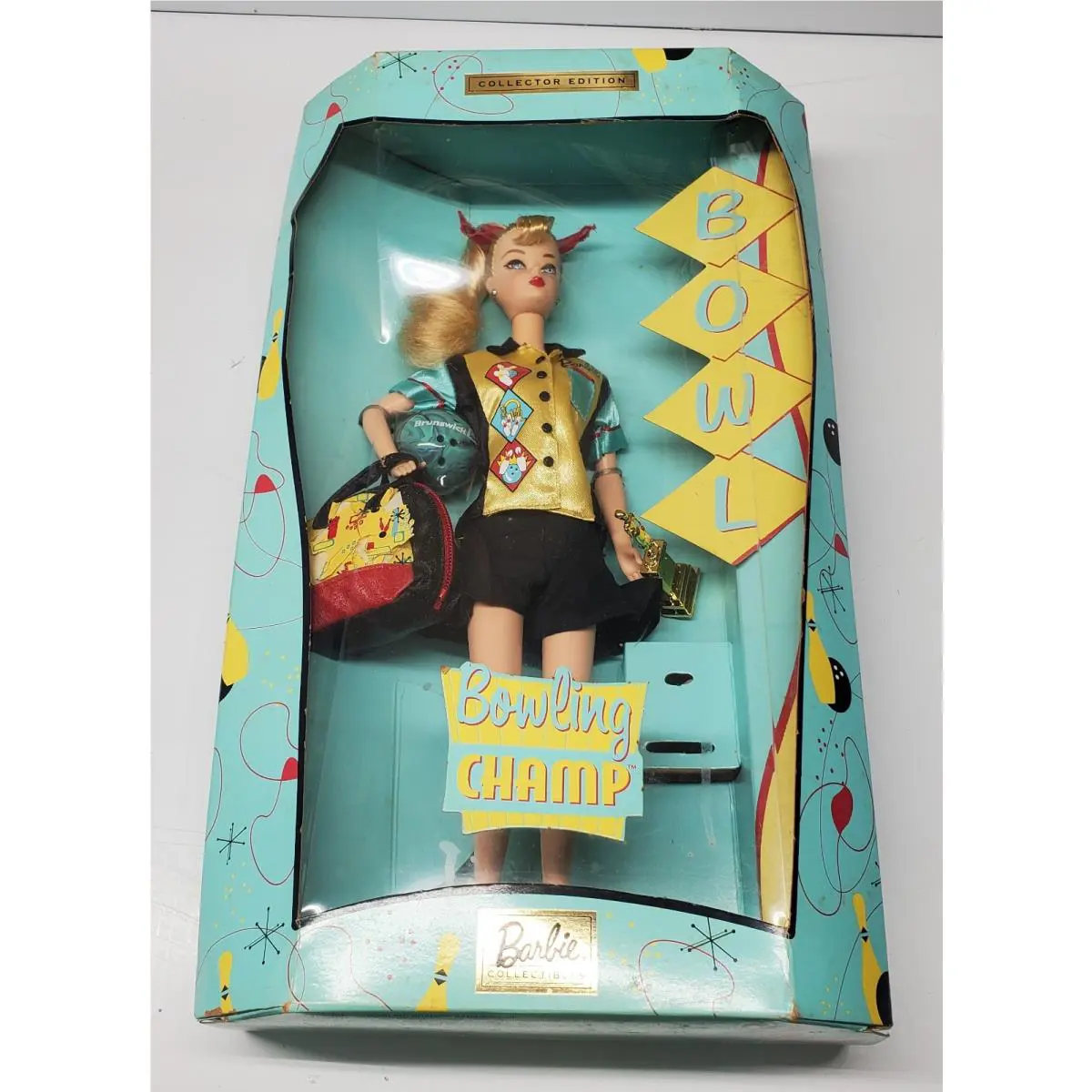 Barbie Bowling Champ Collector Edition 1999 25871 Mattel Bag Ball Accessory