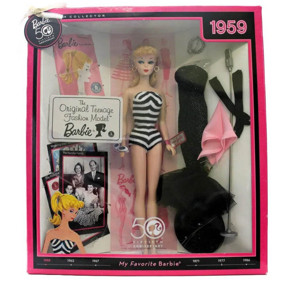 2008 The Teenage Fashion Model Barbie 1959 50th Anniversary N4974