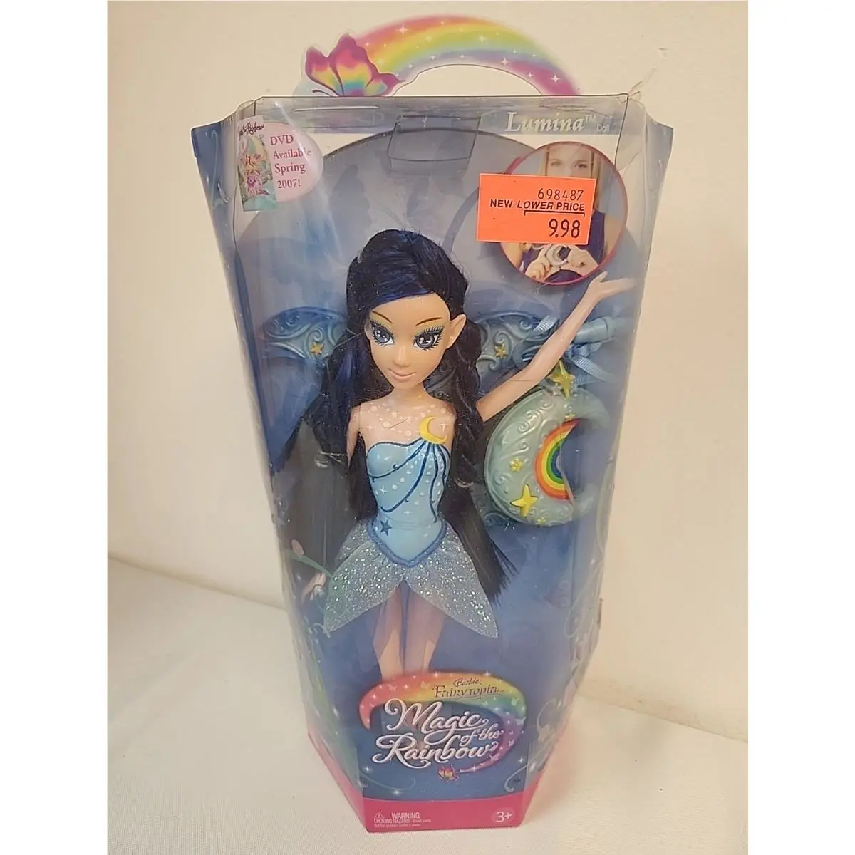2006 Barbie Fairytopia Lumina Fairy Doll Magic OF The Rainbow K8135