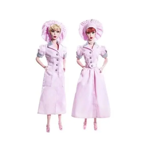 Barbie I Love Lucy Lucy and Ethel Chocolate Factory Giftset