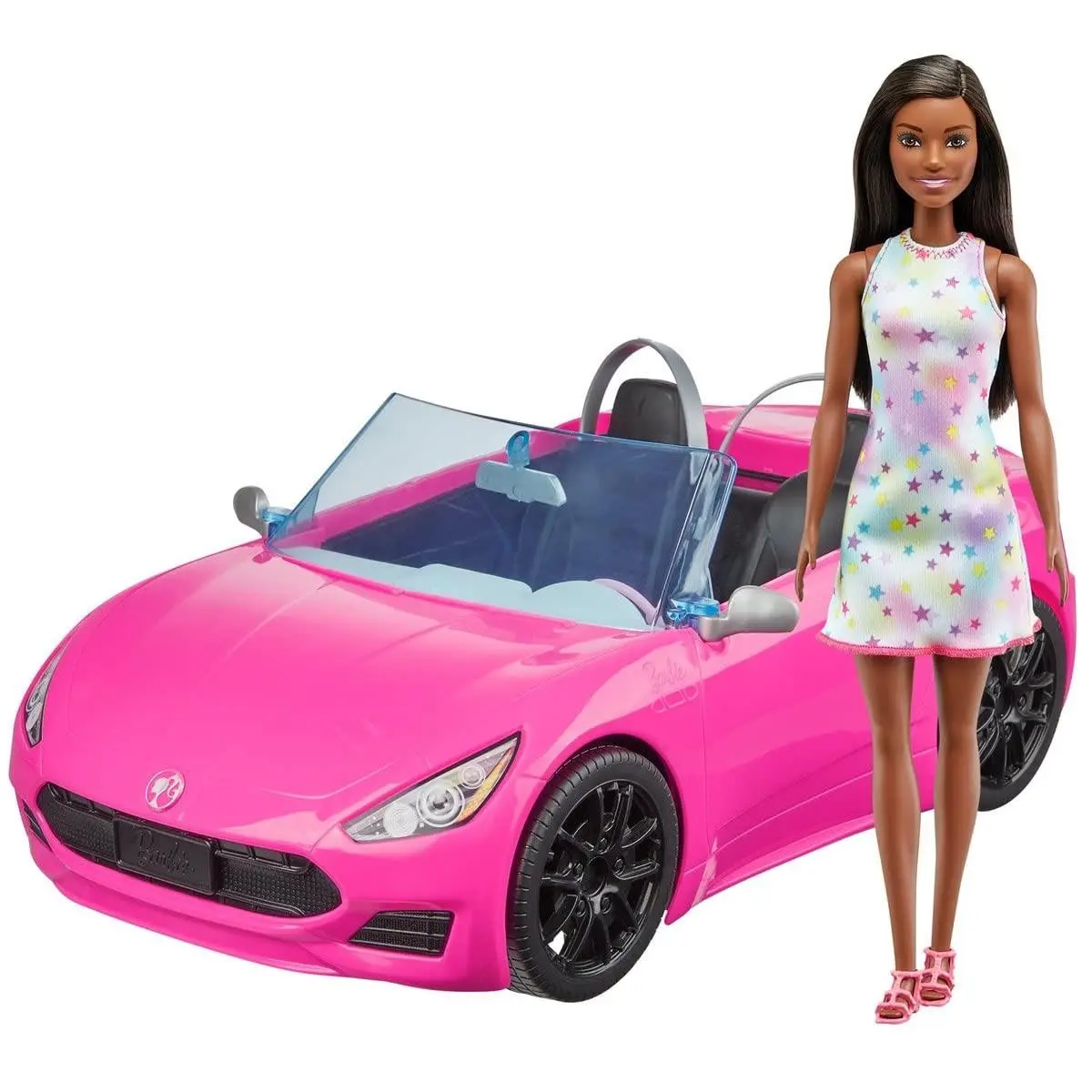 Mattel - Barbie Doll and Vehicle Brunette Brown