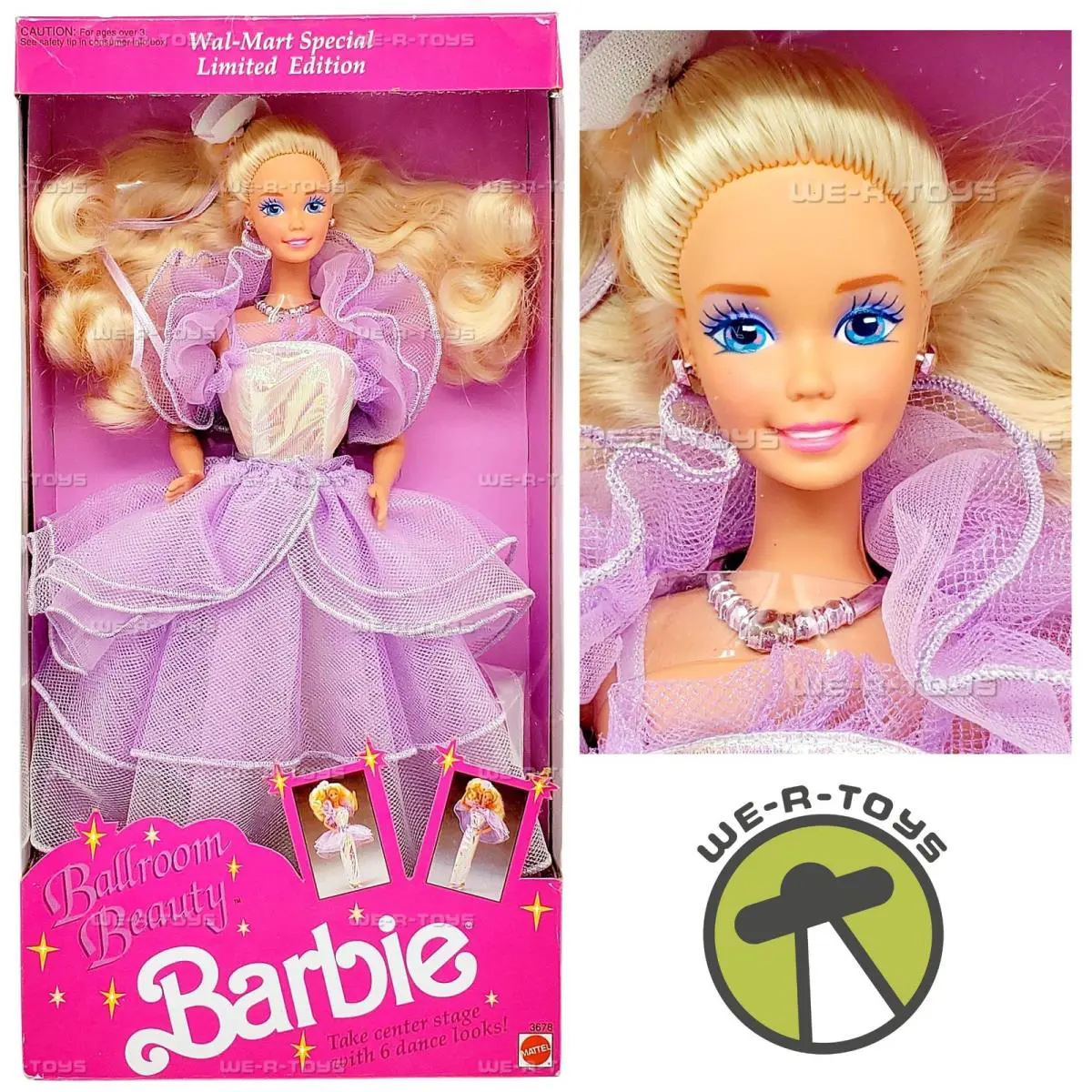 Ballroom Beauty Barbie Doll Wal-mart Special Limited Edition Mattel 3678
