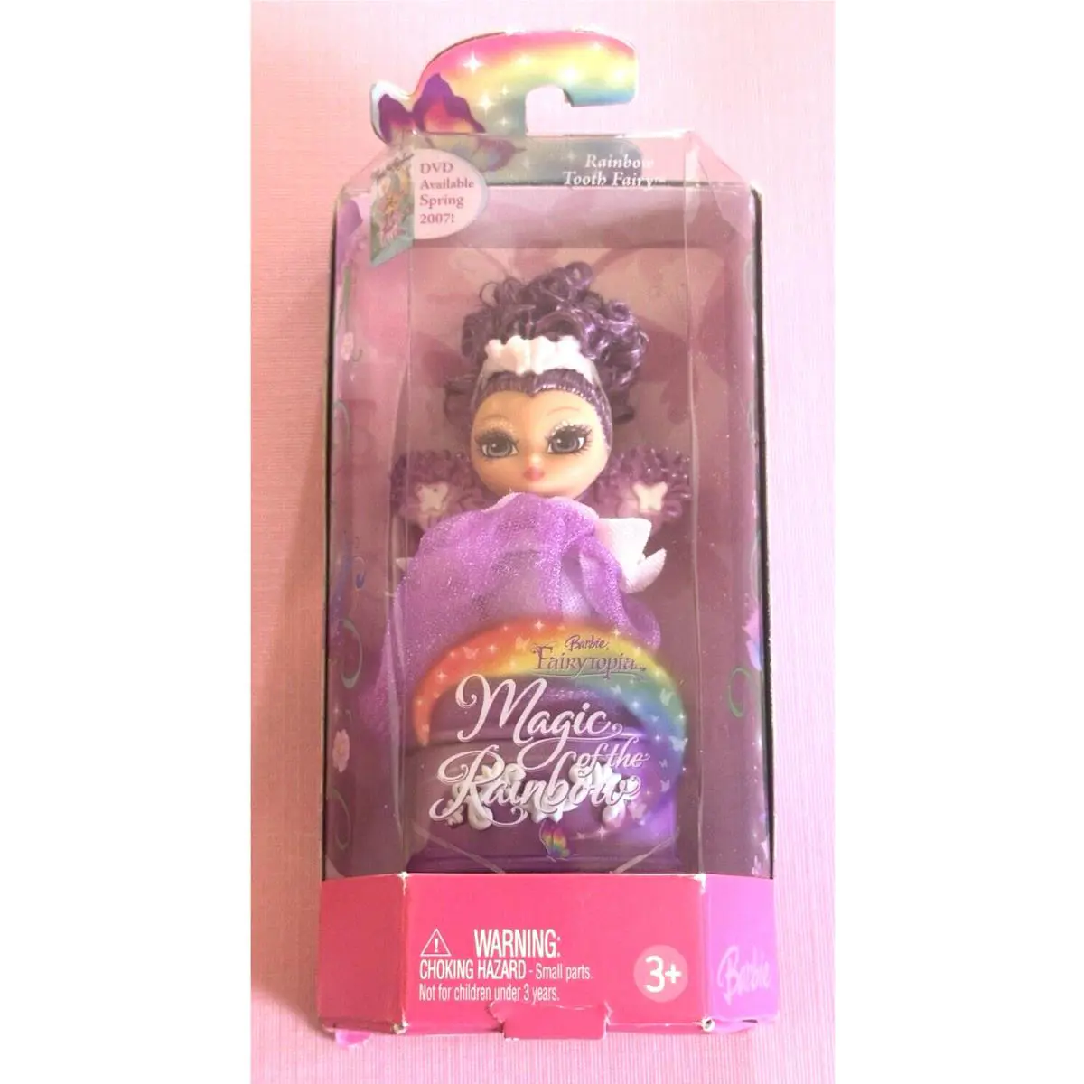 2006 Mattel Barbie Fairytopia Purple Magic of The Rainbow Tooth Fairy Doll