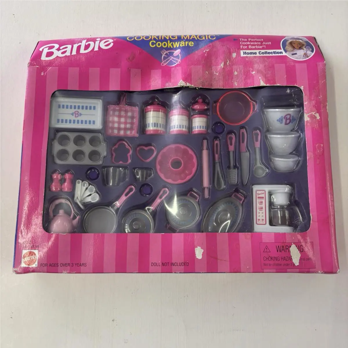1998 Barbie Cooking Magic Cookware Set Mattel 67742