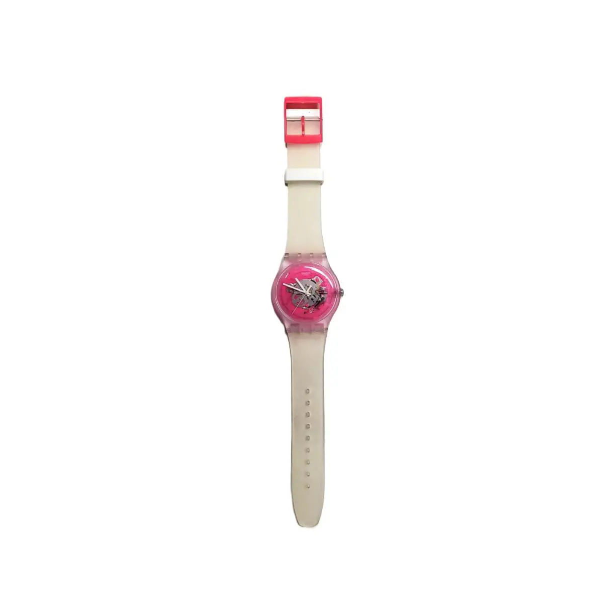 Swatch Pinkmazing Wristwatch - SUOK130 - Pink Skeleton