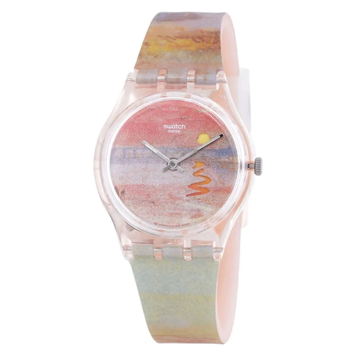Swatch Turner`s Scarlet Sunset Quartz Unisex Watch SO28Z700