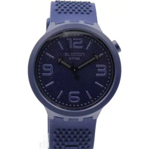 Swiss Swatch Big Bold Bbnavy Silicone Watch 47mm SO27N100