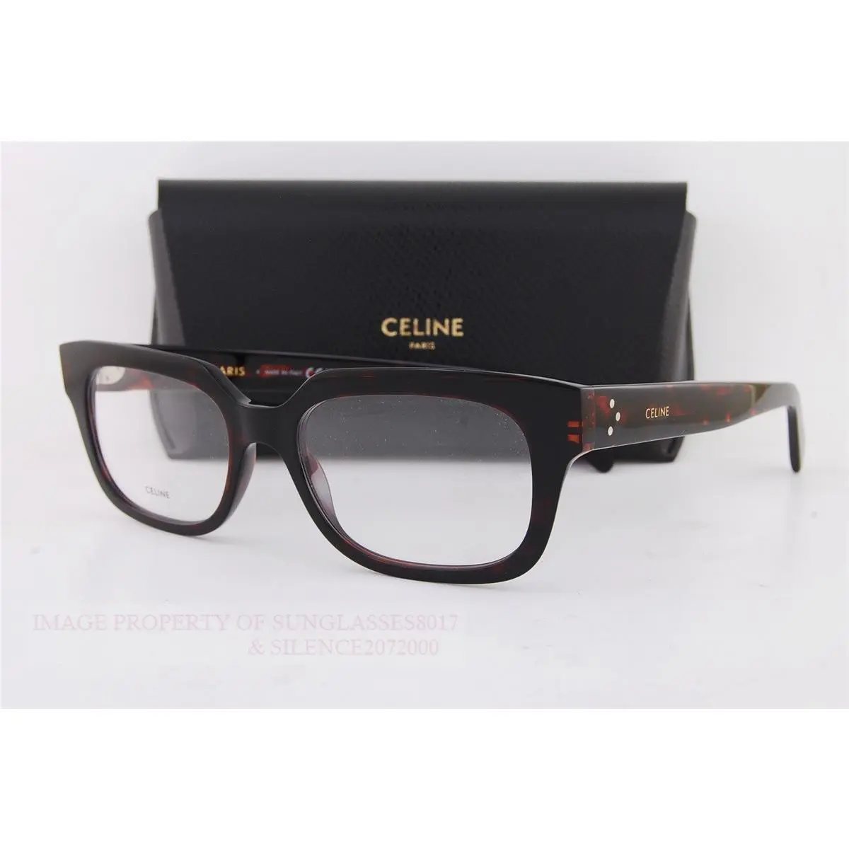Celine Eyeglass Frames CL 50170I 052 Tortoise For Women 53mm