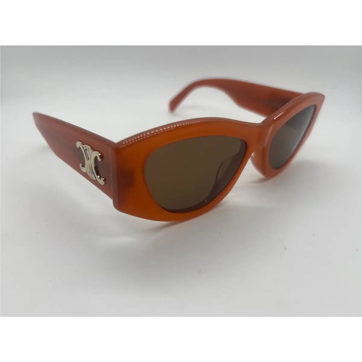 Celine CL40308U 42E Orange Sunglasses 55-18-145mm Comes W/full Set