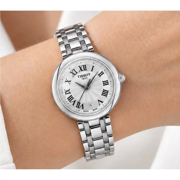 Bellissima Lady White Dial Women`s 26mm Quartz Watch T126.010.11.013.00 by Tissot
